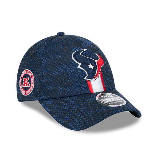 Men's Houston Texans New Era 2024 Sideline Navy 9FORTY Adjustable Hat