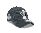 Men's Las Vegas Raiders New Era 2024 Sideline Black 9FORTY Adjustable Hat - Pro Jersey Sports