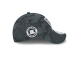 Men's Las Vegas Raiders New Era 2024 Sideline Black 9FORTY Adjustable Hat - Pro Jersey Sports