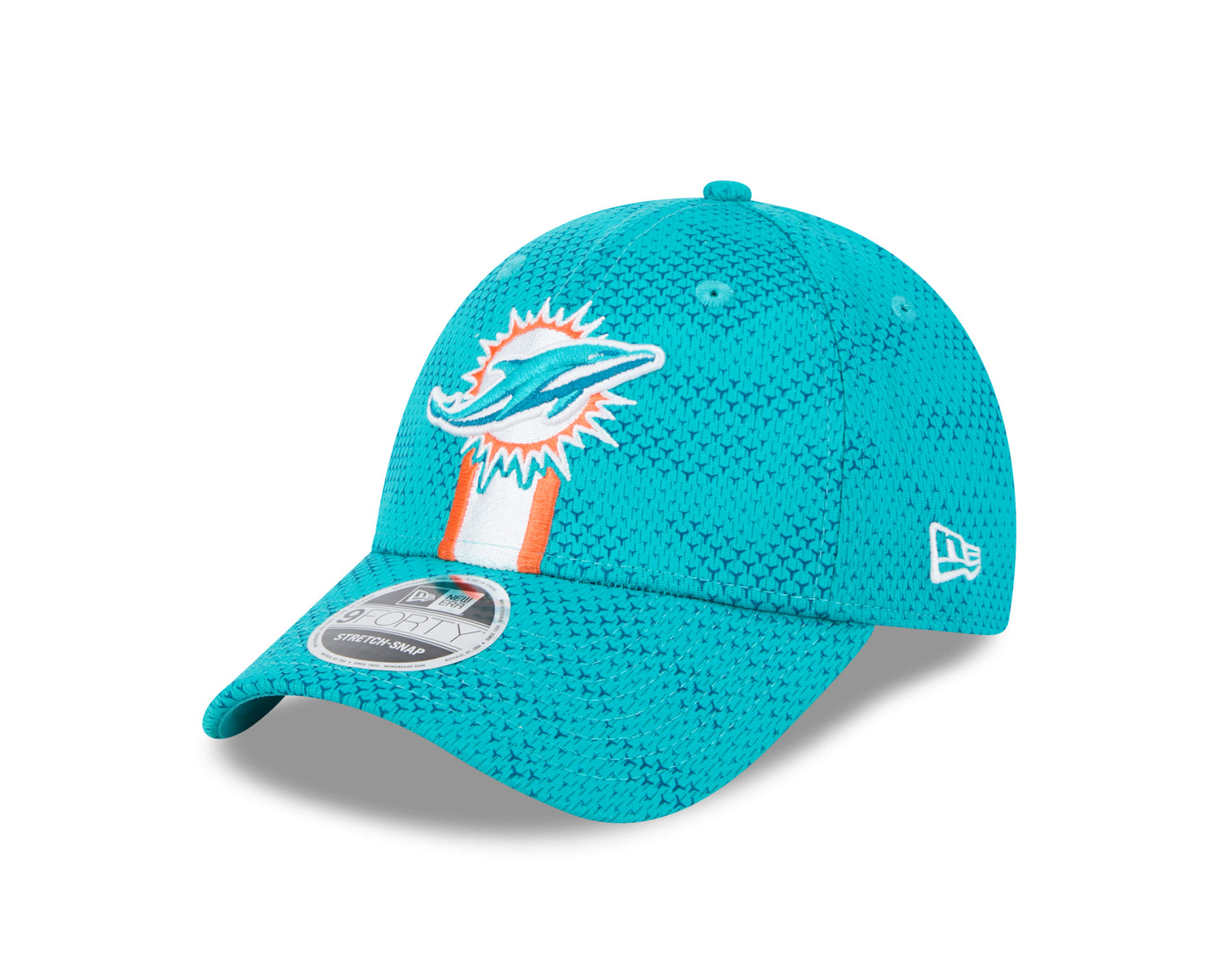 Men's Miami Dolphins New Era 2024 Sideline Black 9FORTY Adjustable Hat