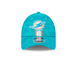 Men's Miami Dolphins New Era 2024 Sideline Black 9FORTY Adjustable Hat - Pro Jersey Sports