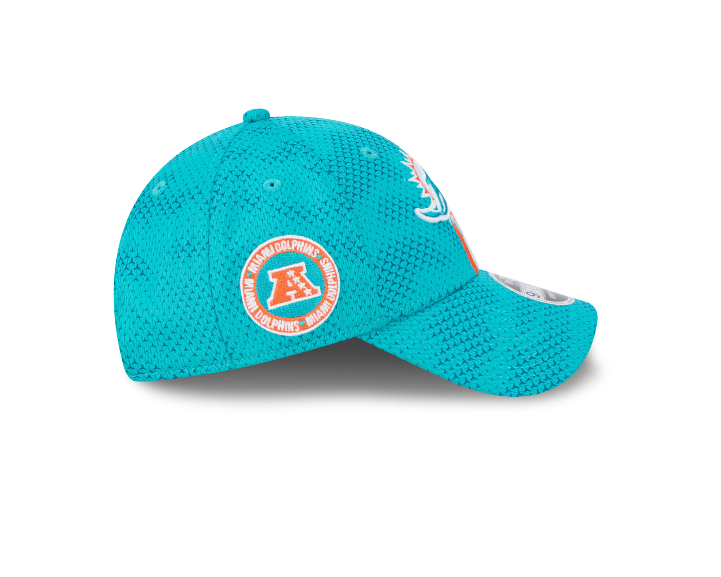 Men's Miami Dolphins New Era 2024 Sideline Black 9FORTY Adjustable Hat