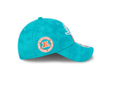 Men's Miami Dolphins New Era 2024 Sideline Black 9FORTY Adjustable Hat - Pro Jersey Sports