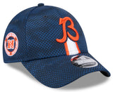 Men's Chicago Bears New Era 2024 Sideline Alternate Logo Navy 9FORTY Adjustable Hat - Pro Jersey Sports