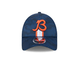 Men's Chicago Bears New Era 2024 Sideline Alternate Logo Navy 9FORTY Adjustable Hat - Pro Jersey Sports