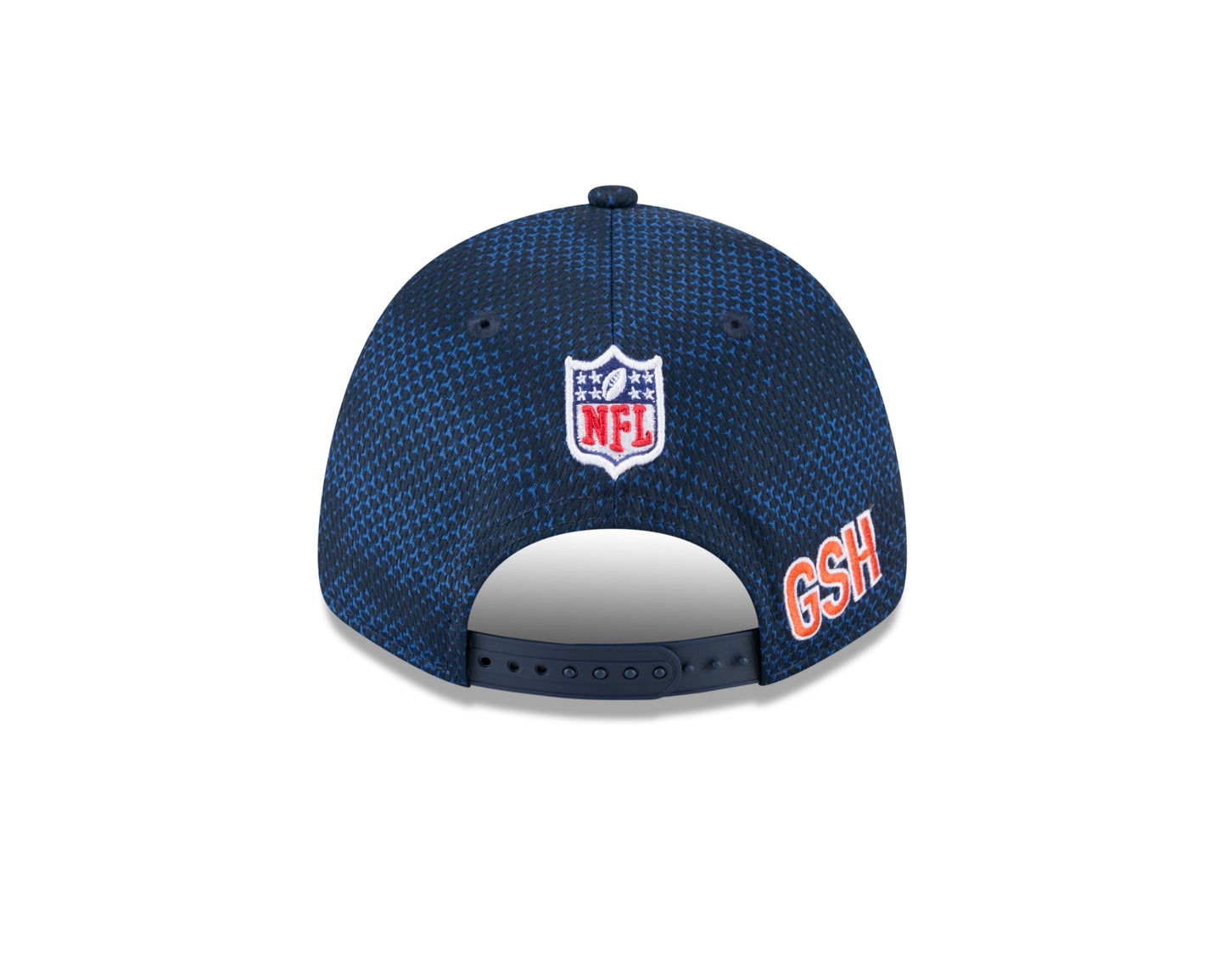 Men's Chicago Bears New Era 2024 Sideline Alternate Logo Navy 9FORTY Adjustable Hat