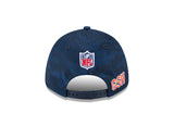Men's Chicago Bears New Era 2024 Sideline Secondary Logo Navy 9FORTY Adjustable Hat - Pro Jersey Sports