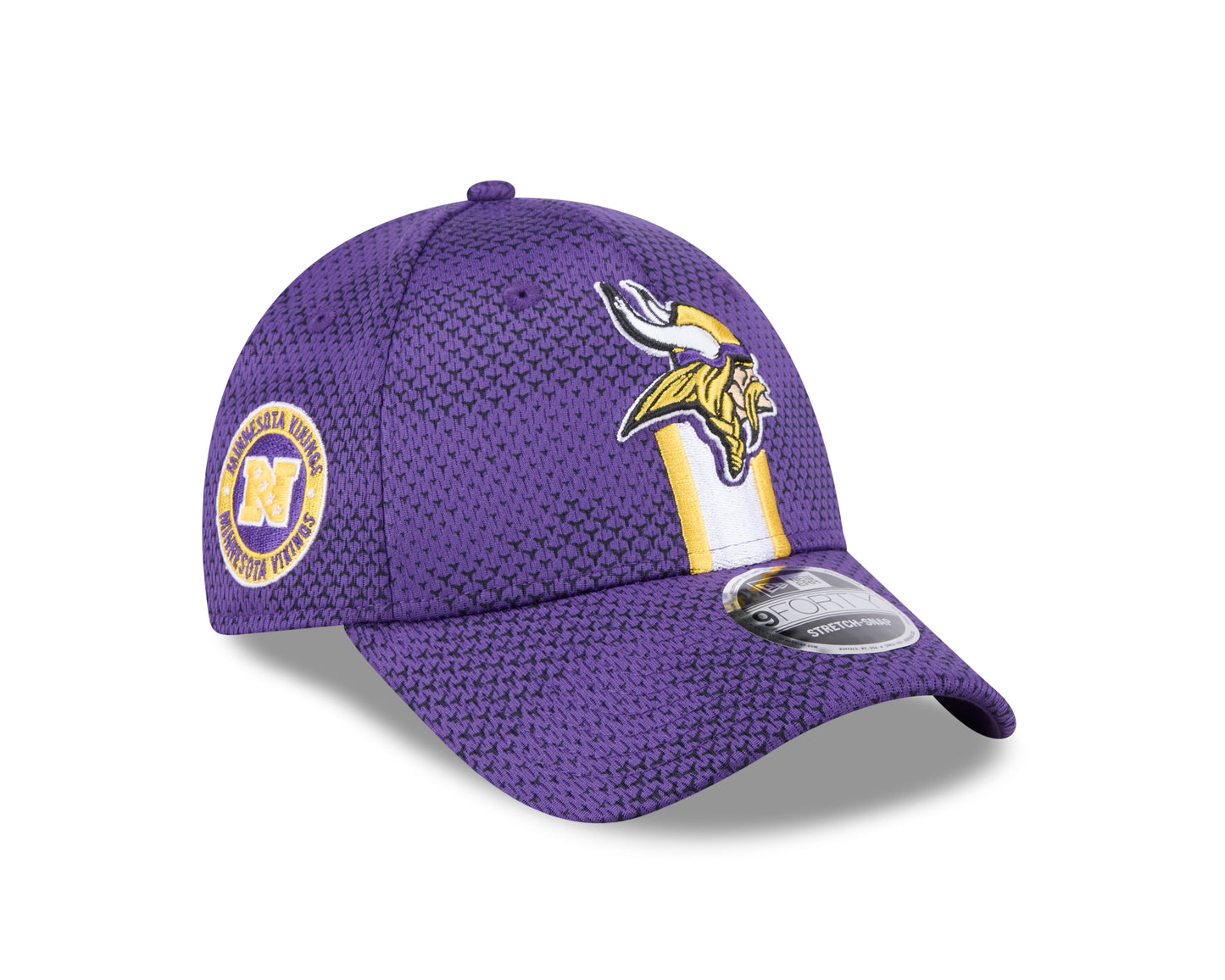 Men's Minnesota Vikings New Era 2024 Sideline Purple 9FORTY Adjustable Hat