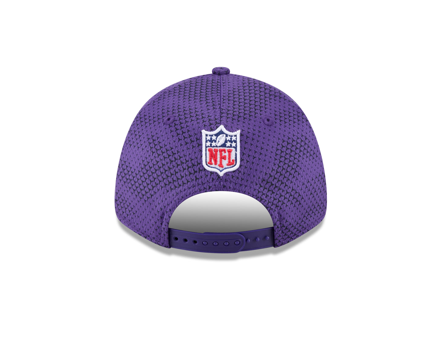 Men's Minnesota Vikings New Era 2024 Sideline Purple 9FORTY Adjustable Hat