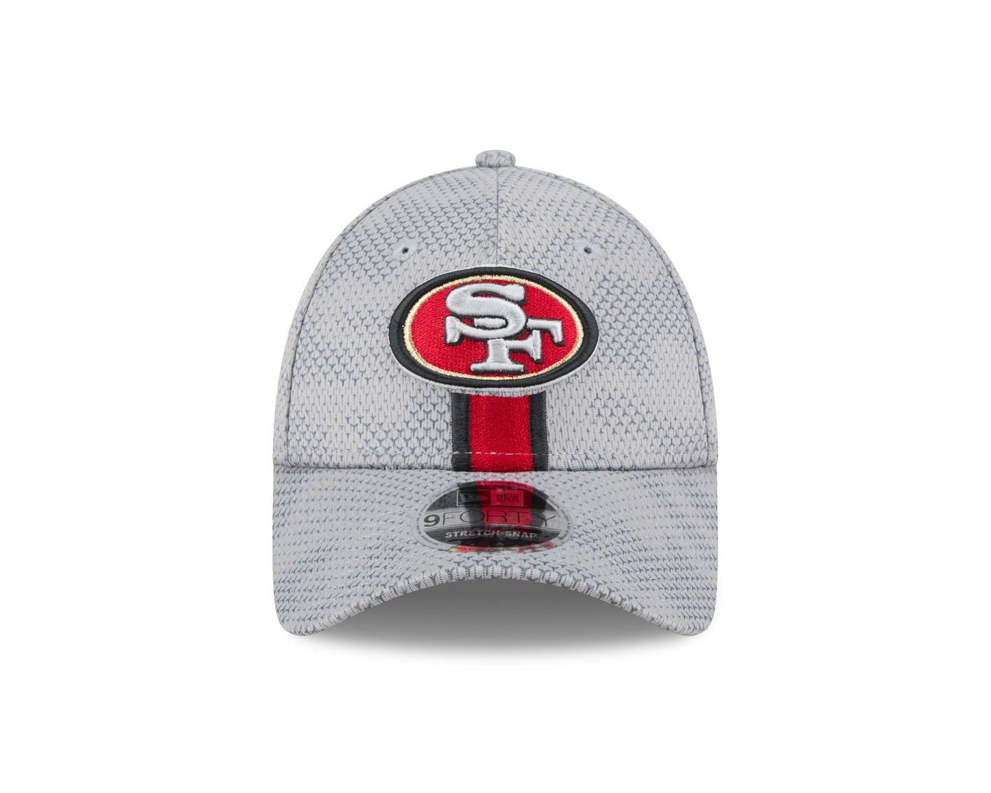 Men's San Francisco 49ers New Era 2024 Sideline Graphite 9FORTY Adjustable Hat