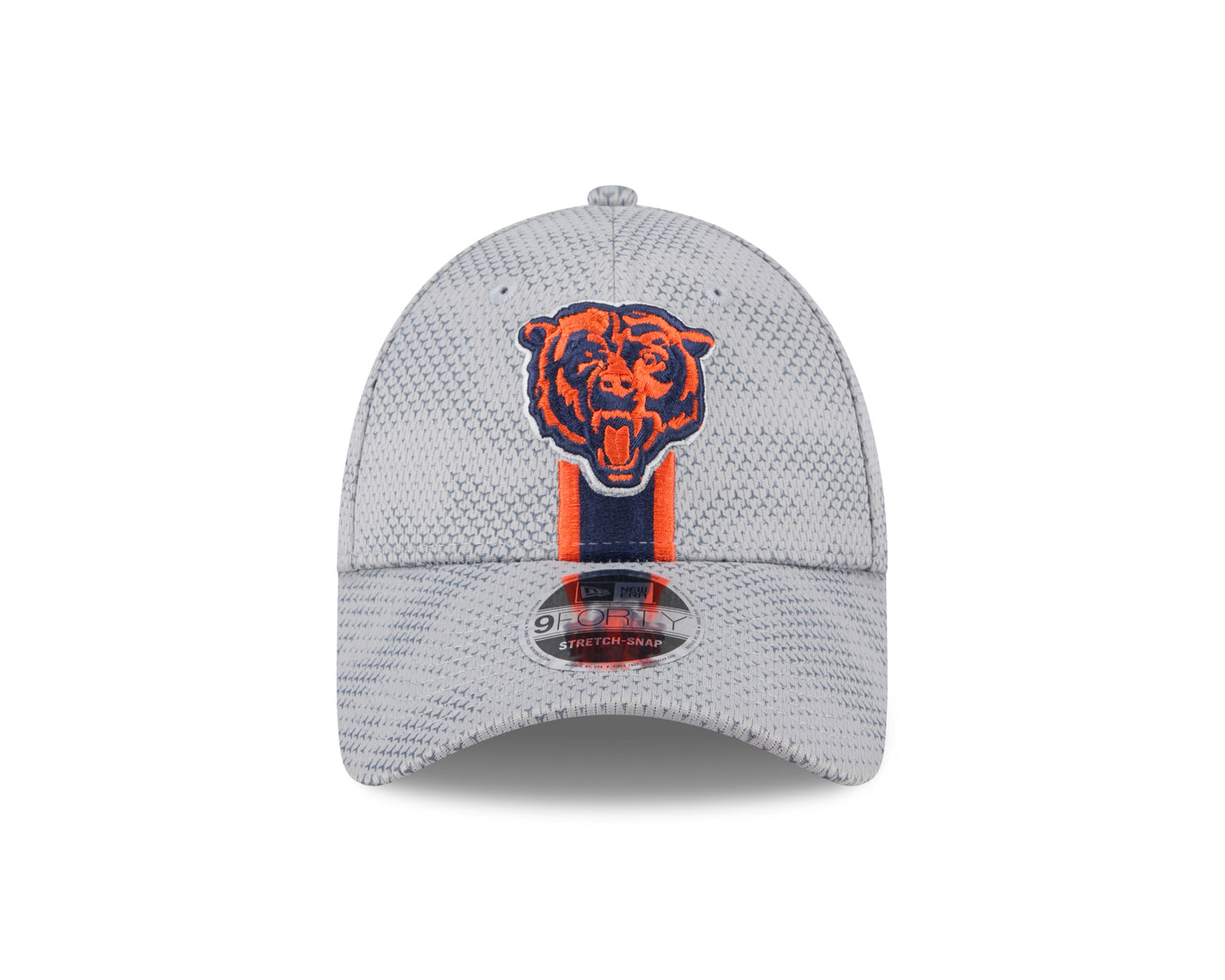 Men's Chicago Bears New Era 2024 Sideline Primary Logo Graphite 9FORTY Adjustable Hat