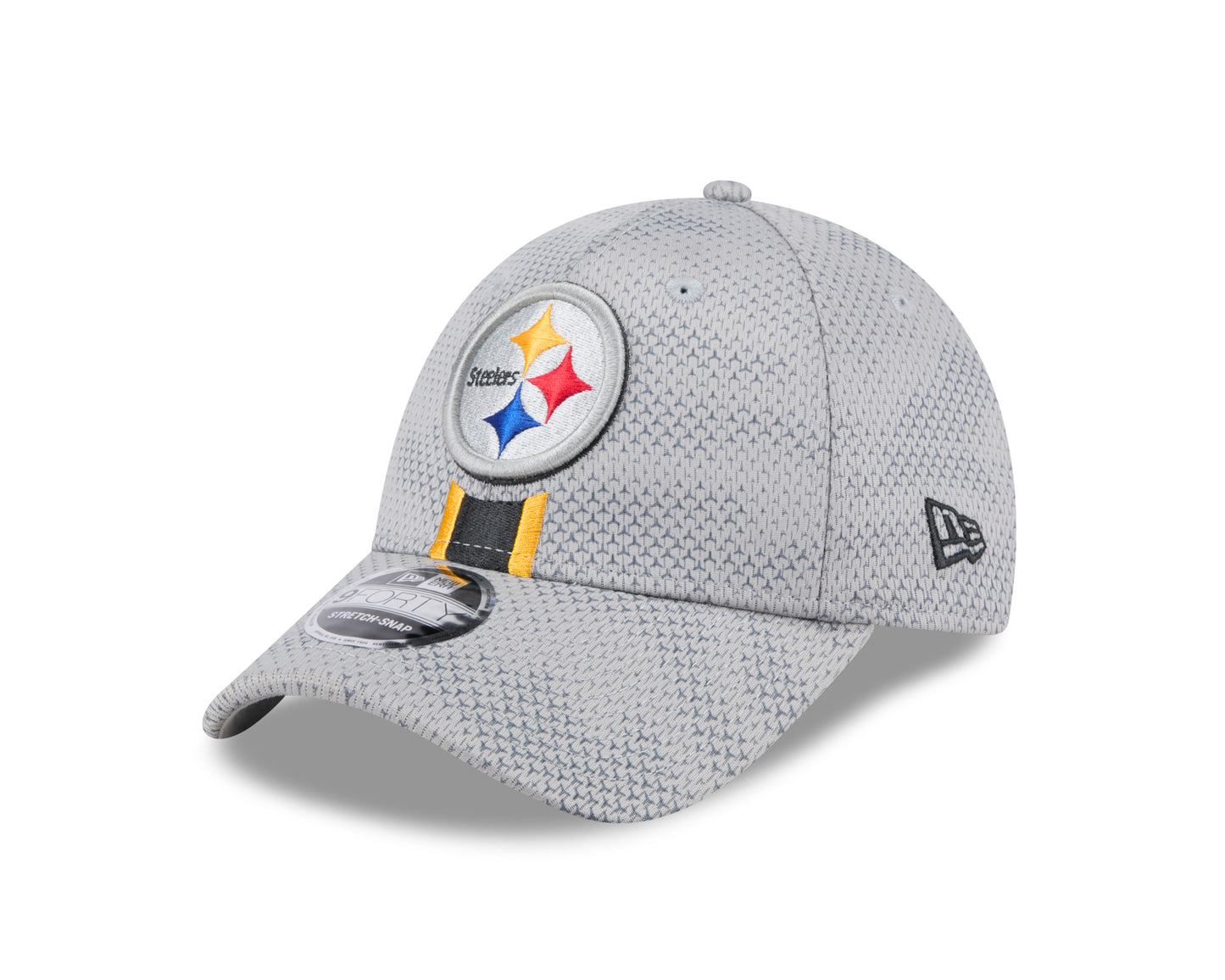 Men's Pittsburgh Steelers New Era 2024 Sideline Graphite 9FORTY Adjustable Hat