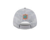 Men's Miami Dolphins New Era 2024 Sideline Graphite 9FORTY Adjustable Hat - Pro Jersey Sports