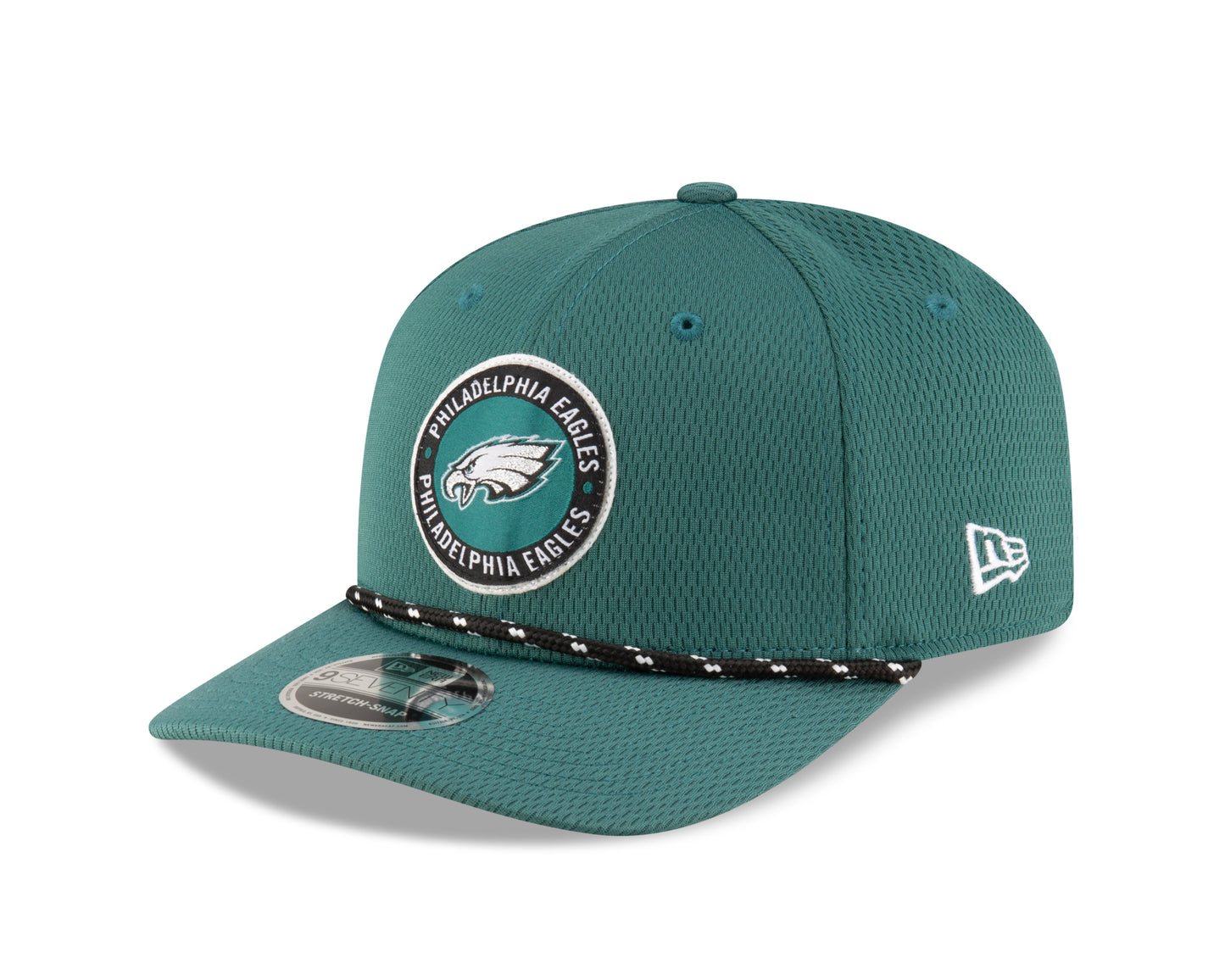 Men's Philadelphia Eagles New Era 2024 Sideline Green 9SEVENTY Adjustable Hat