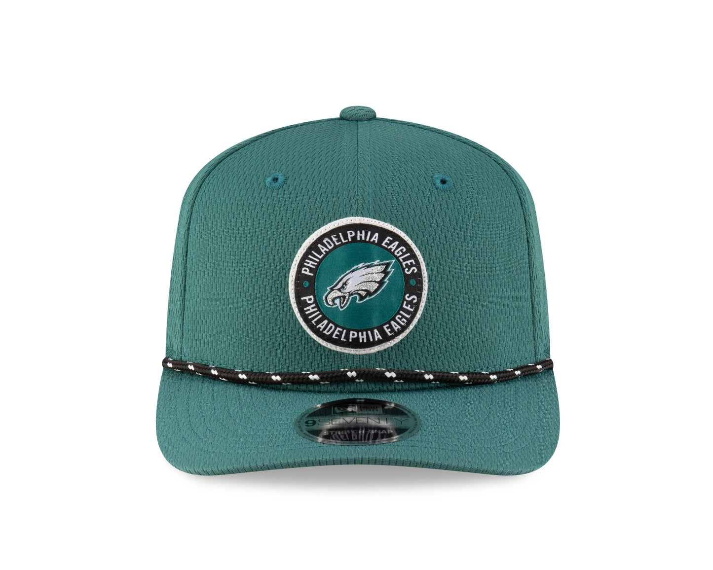 Men's Philadelphia Eagles New Era 2024 Sideline Green 9SEVENTY Adjustable Hat