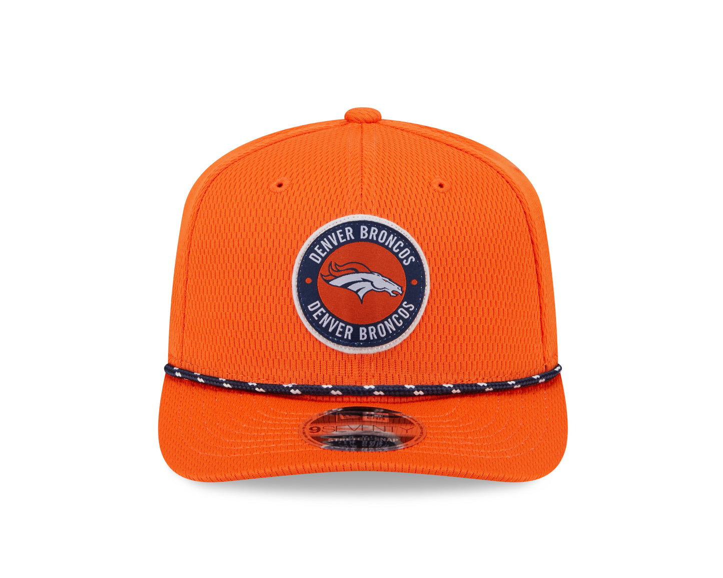 Men's Denver Broncos New Era 2024 Sideline Orange 9SEVENTY Adjustable Hat