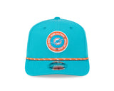 Men's Miami Dolphins New Era 2024 Sideline Aqua 9SEVENTY Adjustable Hat - Pro Jersey Sports