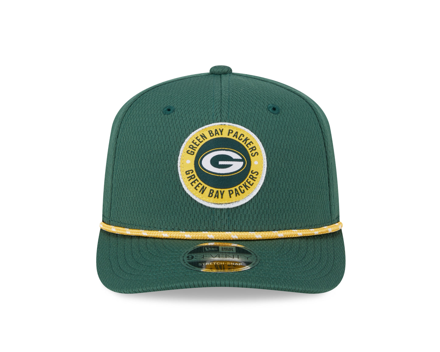 Men's Green Bay Packers New Era 2024 Sideline Green 9SEVENTY Adjustable Hat