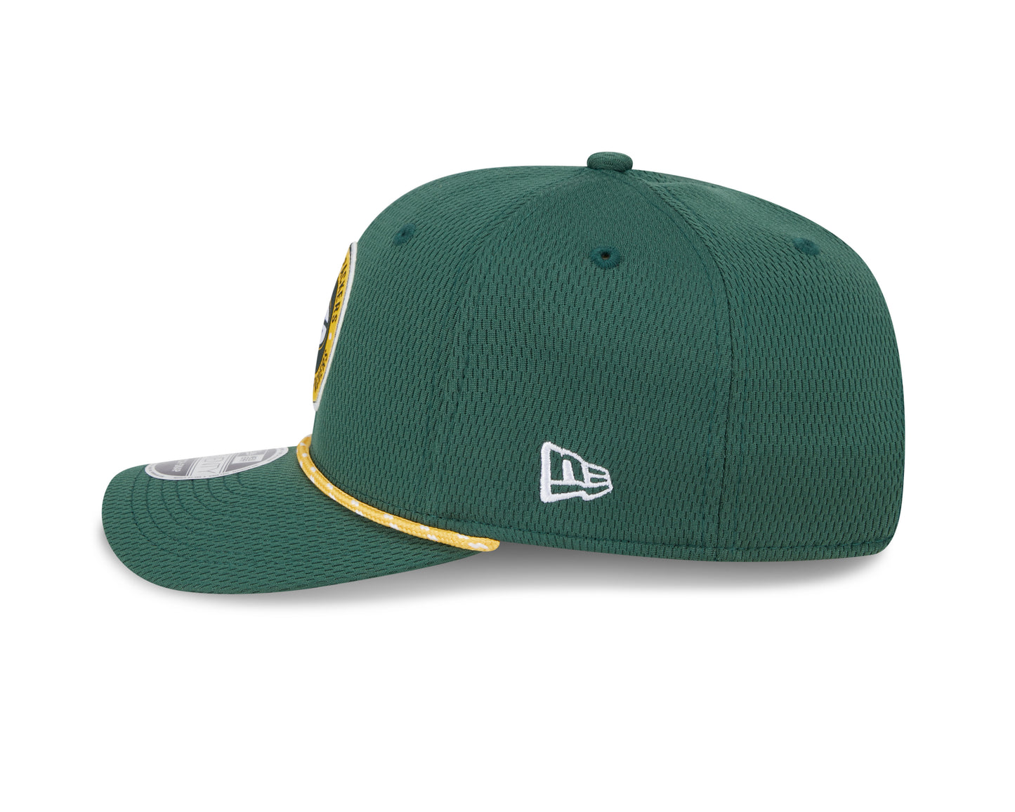 Men's Green Bay Packers New Era 2024 Sideline Green 9SEVENTY Adjustable Hat