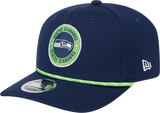 Men's Seattle Seahawks New Era 2024 Sideline Navy 9SEVENTY Adjustable Hat - Pro Jersey Sports