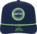 Men's Seattle Seahawks New Era 2024 Sideline Navy 9SEVENTY Adjustable Hat - Pro Jersey Sports
