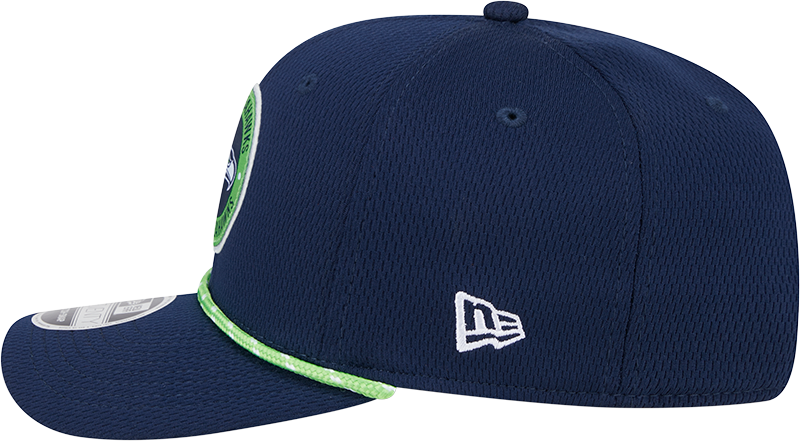 Men's Seattle Seahawks New Era 2024 Sideline Navy 9SEVENTY Adjustable Hat - Pro Jersey Sports