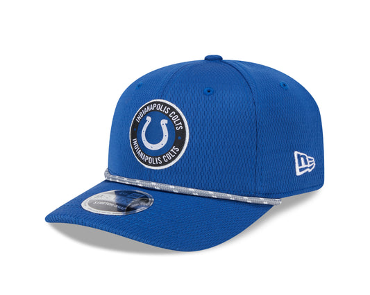 Men's Indianapolis Colts New Era 2024 Sideline Blue 9SEVENTY Adjustable Hat