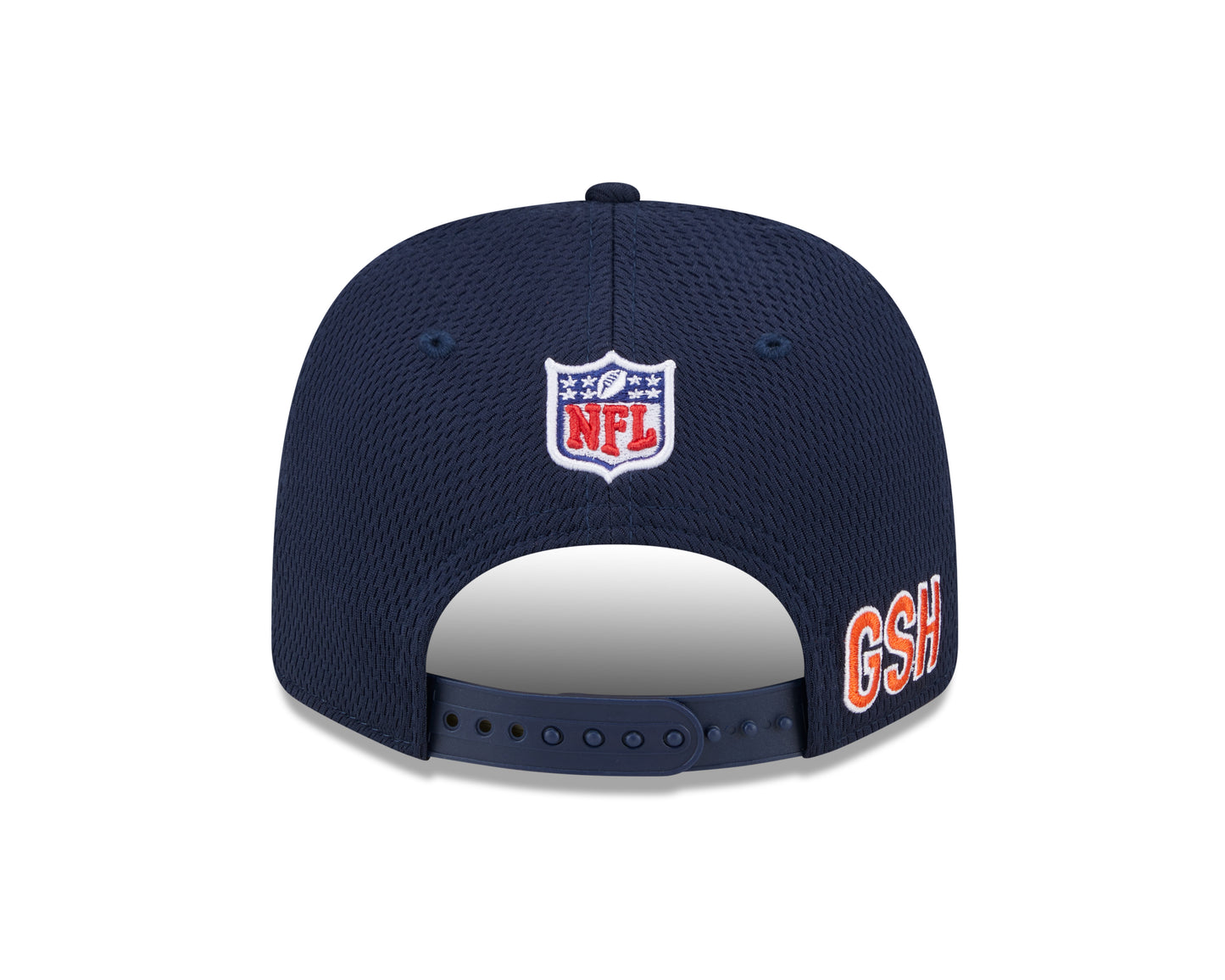 Men's Chicago Bears New Era 2024 Sideline Navy Secondary 9SEVENTY Adjustable Hat