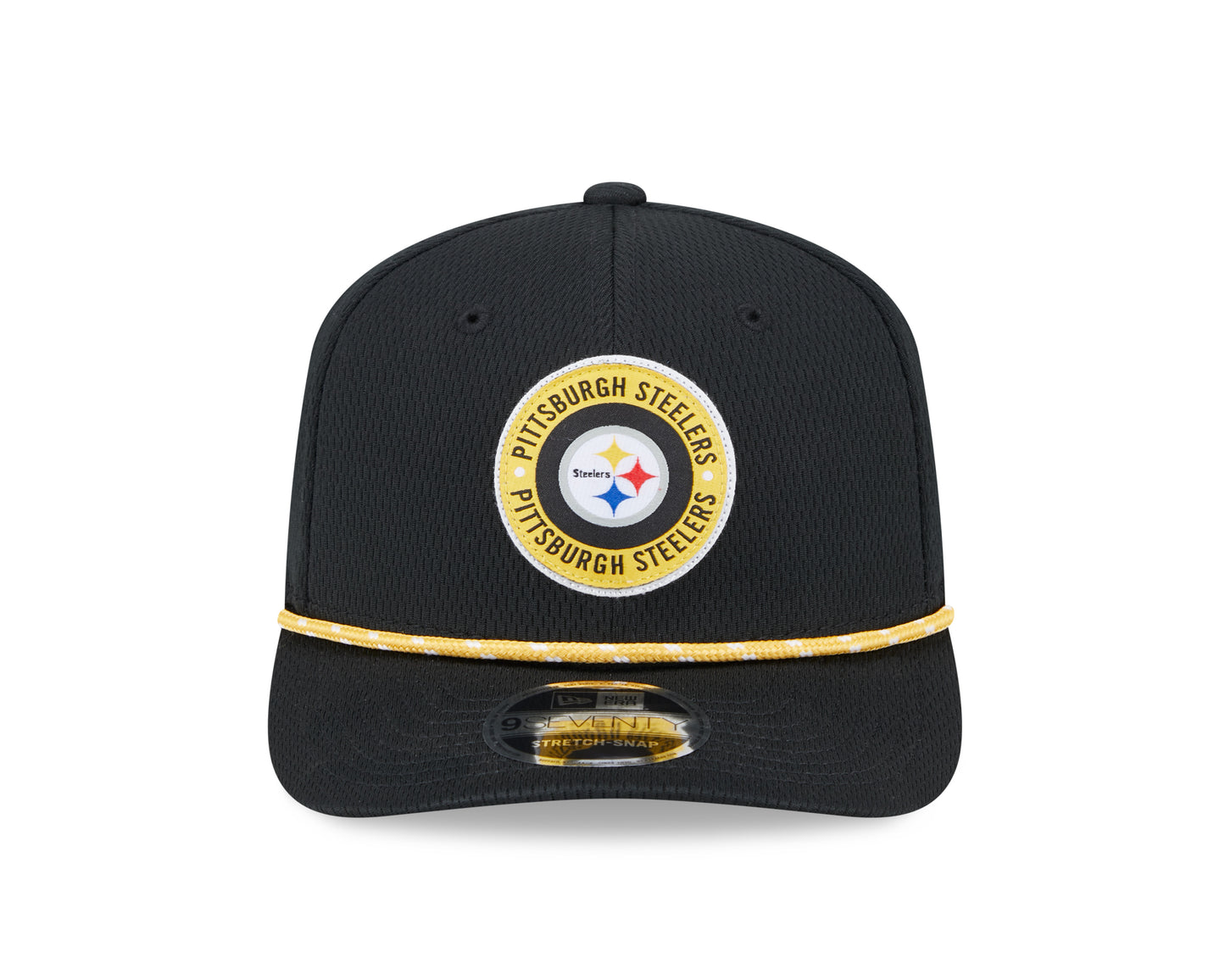 Men's Pittsburgh Steelers New Era 2024 Sideline Black 9SEVENTY Adjustable Hat