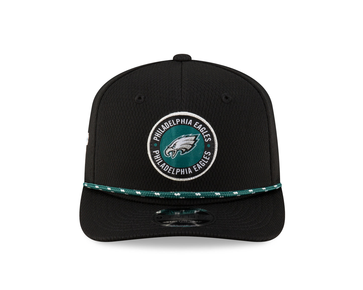 Men's Philadelphia Eagles New Era 2024 Sideline Black 9SEVENTY Adjustable Hat