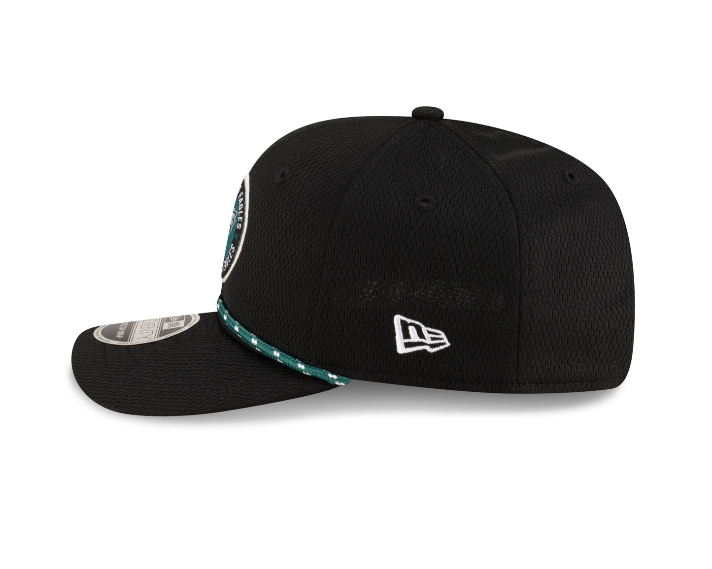 Men's Philadelphia Eagles New Era 2024 Sideline Black 9SEVENTY Adjustable Hat