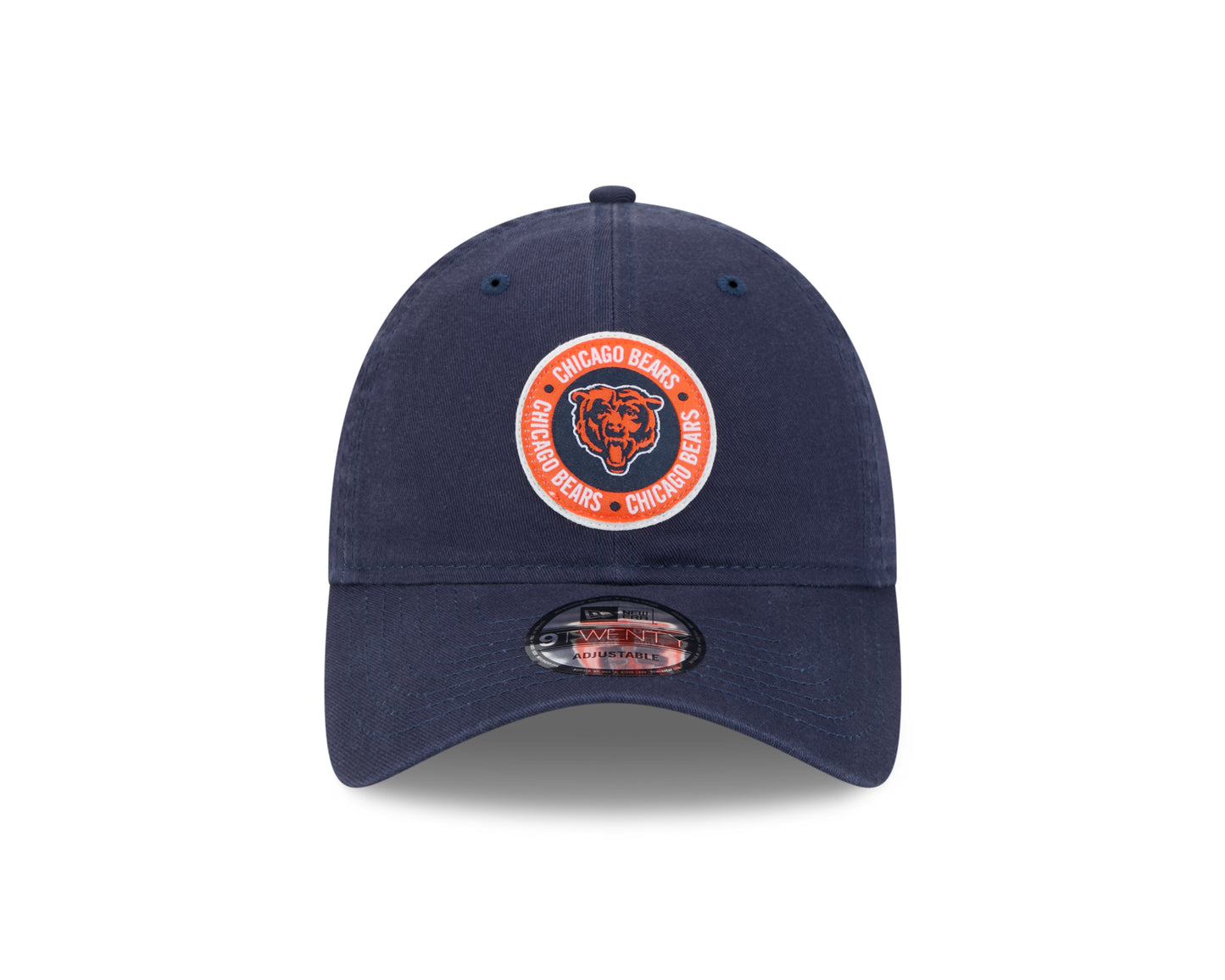 Men's Chicago Bears 2024 NFL Sideline Navy Primary 9TWENTY Adjustable Hat