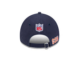 Men's Chicago Bears 2024 NFL Sideline Navy Primary 9TWENTY Adjustable Hat - Pro Jersey Sports