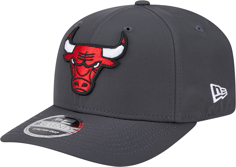 Chicago Bulls New Era Gray Performance 9SEVENTY Adjustable Hat