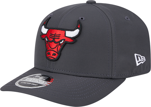 Chicago Bulls New Era Gray Performance 9SEVENTY Adjustable Hat