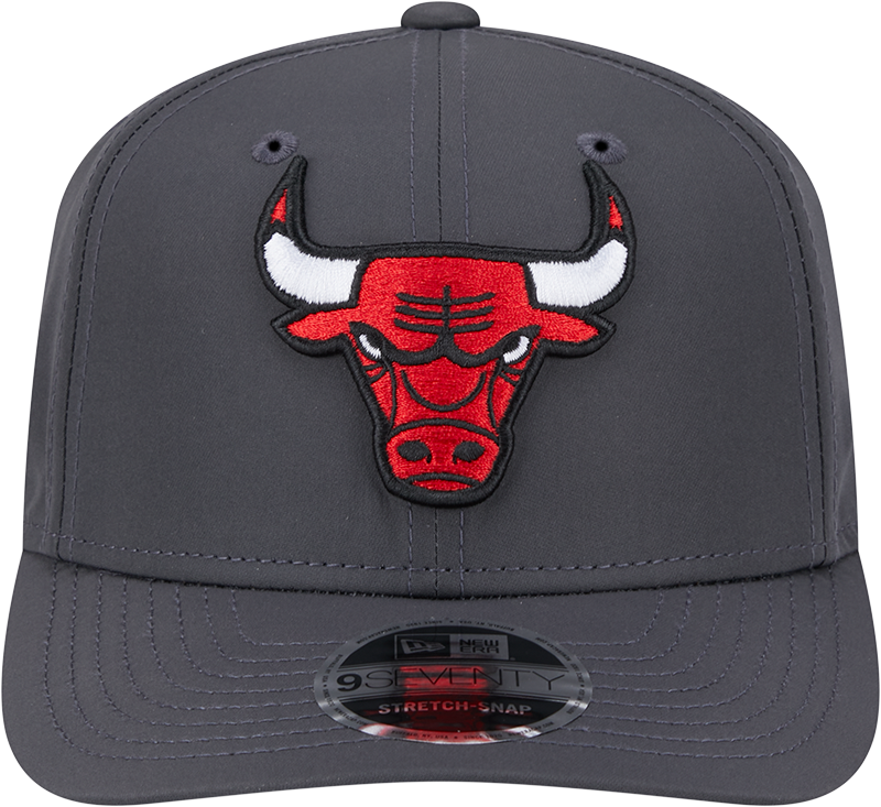Chicago Bulls New Era Gray Performance 9SEVENTY Adjustable Hat