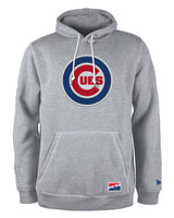 Mens Chicago Cubs New Era Gray Primary Hoodie - Pro Jersey Sports