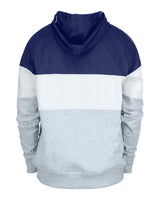 Mens Chicago Cubs Cooperstown New Era White/Blue/Gray Half Zip Hoodie - Pro Jersey Sports