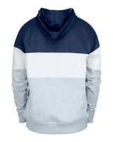 Mens Chicago Bears New Era White/Navy/Gray Half Zip Hoodie - Pro Jersey Sports