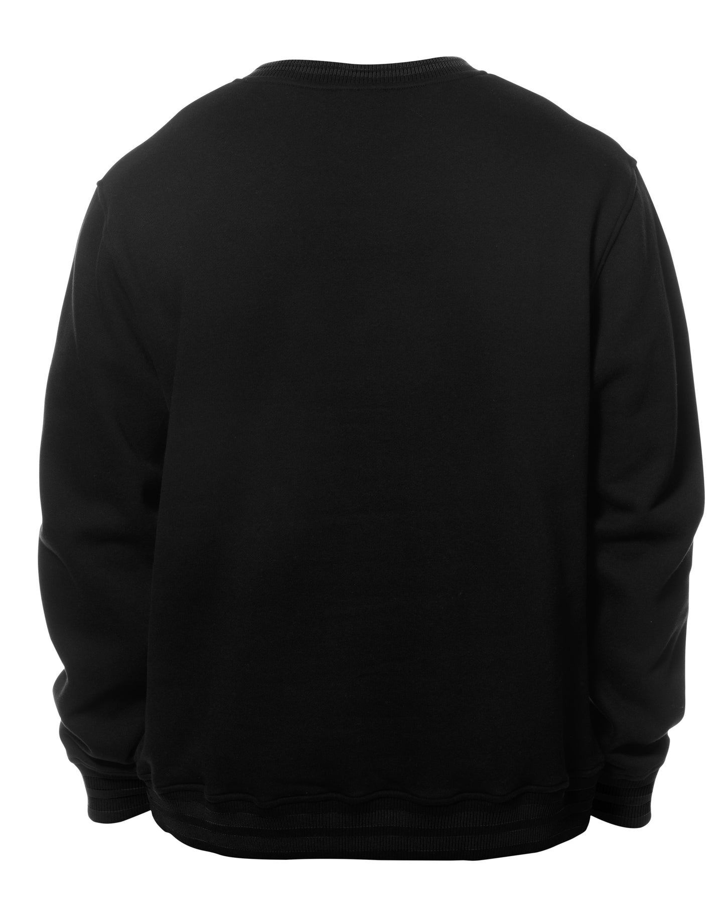 Mens Chicago Bulls New Era Black Crew Neck Sweatshirt