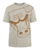 Men's Chicago Bulls New Era Stone/Wheat Tee - Pro Jersey Sports