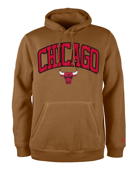 Men's Chicago Bulls New Era Wheat Pullover Hoodie