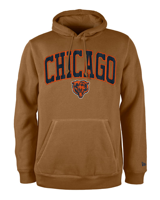 Men's Chicago Bears New Era Wheat Pullover Hoodie