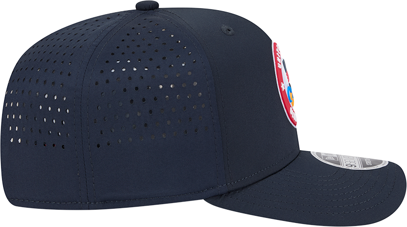 Team USA Olympics Navy Performance New Era 9SEVENTY Stretch Snap Adjustable Hat - Pro Jersey Sports