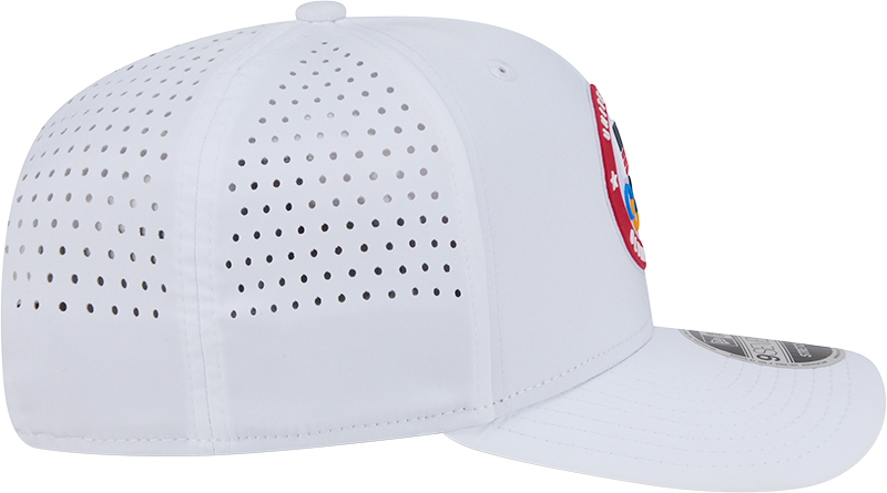 Team USA Olympics White Performance New Era 9SEVENTY Stretch Snap Adjustable Hat - Pro Jersey Sports