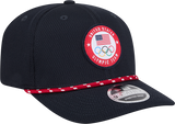 Team USA Olympics Navy Rope New Era 9SEVENTY Stretch Snap Adjustable Hat - Pro Jersey Sports