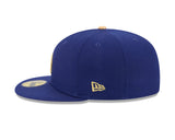 Los Angeles Dodgers New Era Royal Blue MLB Gold Champions 59FIFTY Hat - Pro Jersey Sports