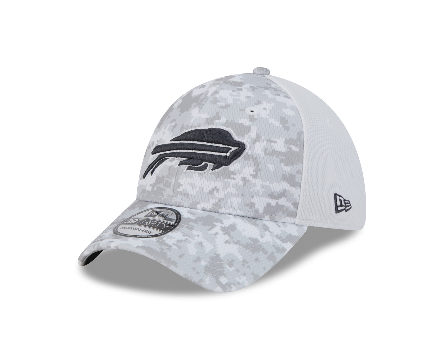 Buffalo Bills New Era Arctic Camo/ White 2024 Salute to Service 39THIRTY Flex Hat