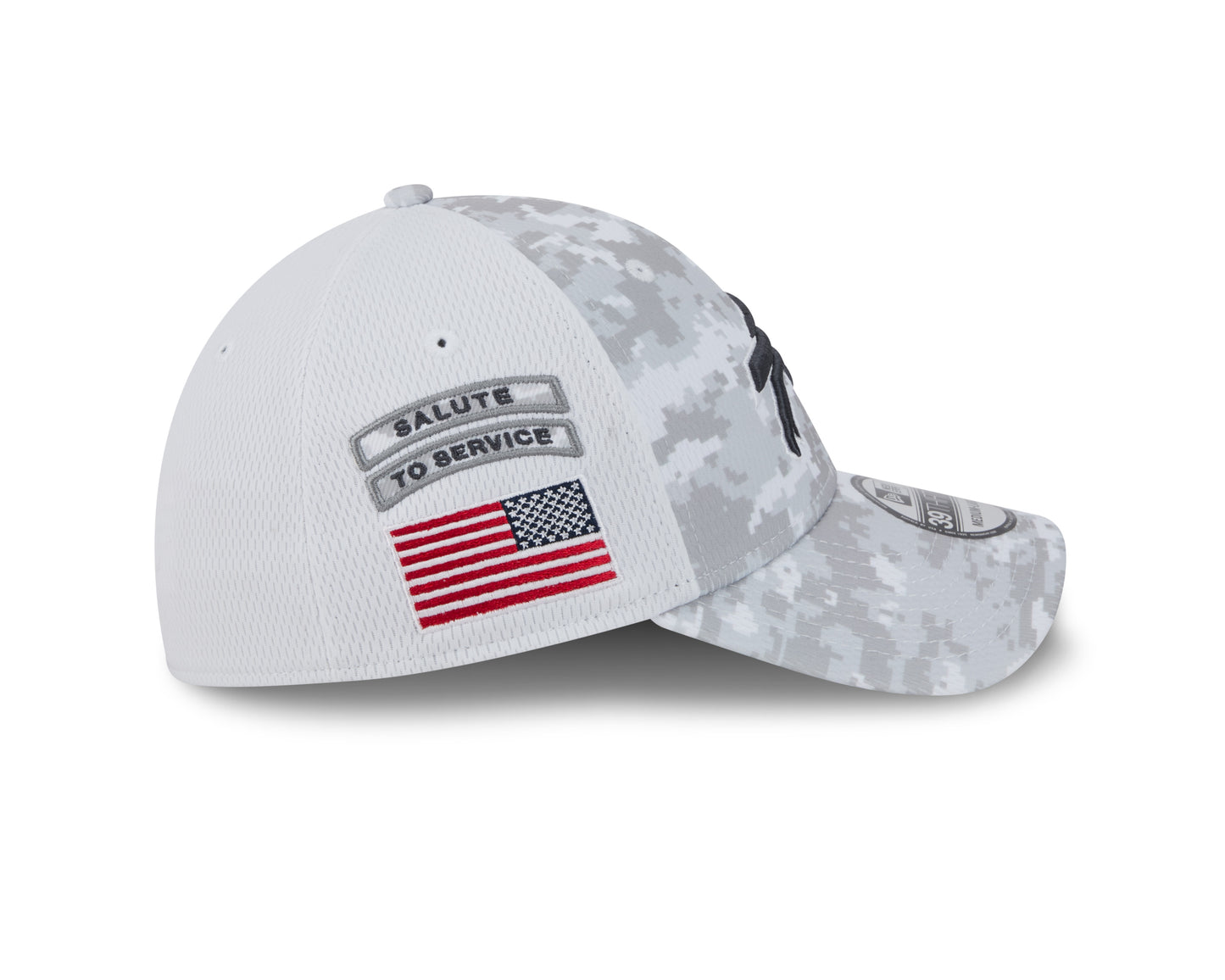 Buffalo Bills New Era Arctic Camo/ White 2024 Salute to Service 39THIRTY Flex Hat