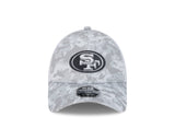 Men's San Francisco 49ers New Era White Arctic Camo 2024 NFL Salute To Service 9FORTY Adjustable Hat - Pro Jersey Sports